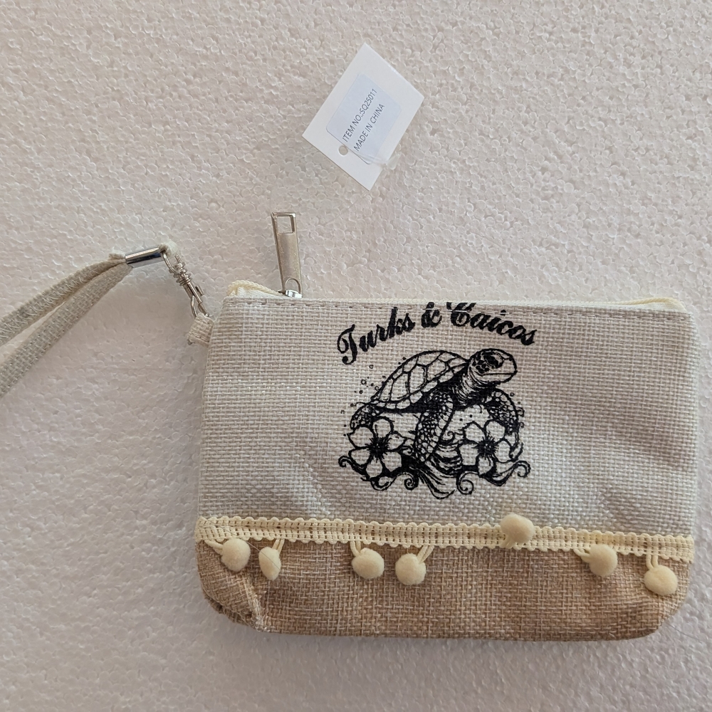 Turks & Caicos Beige Wristlet